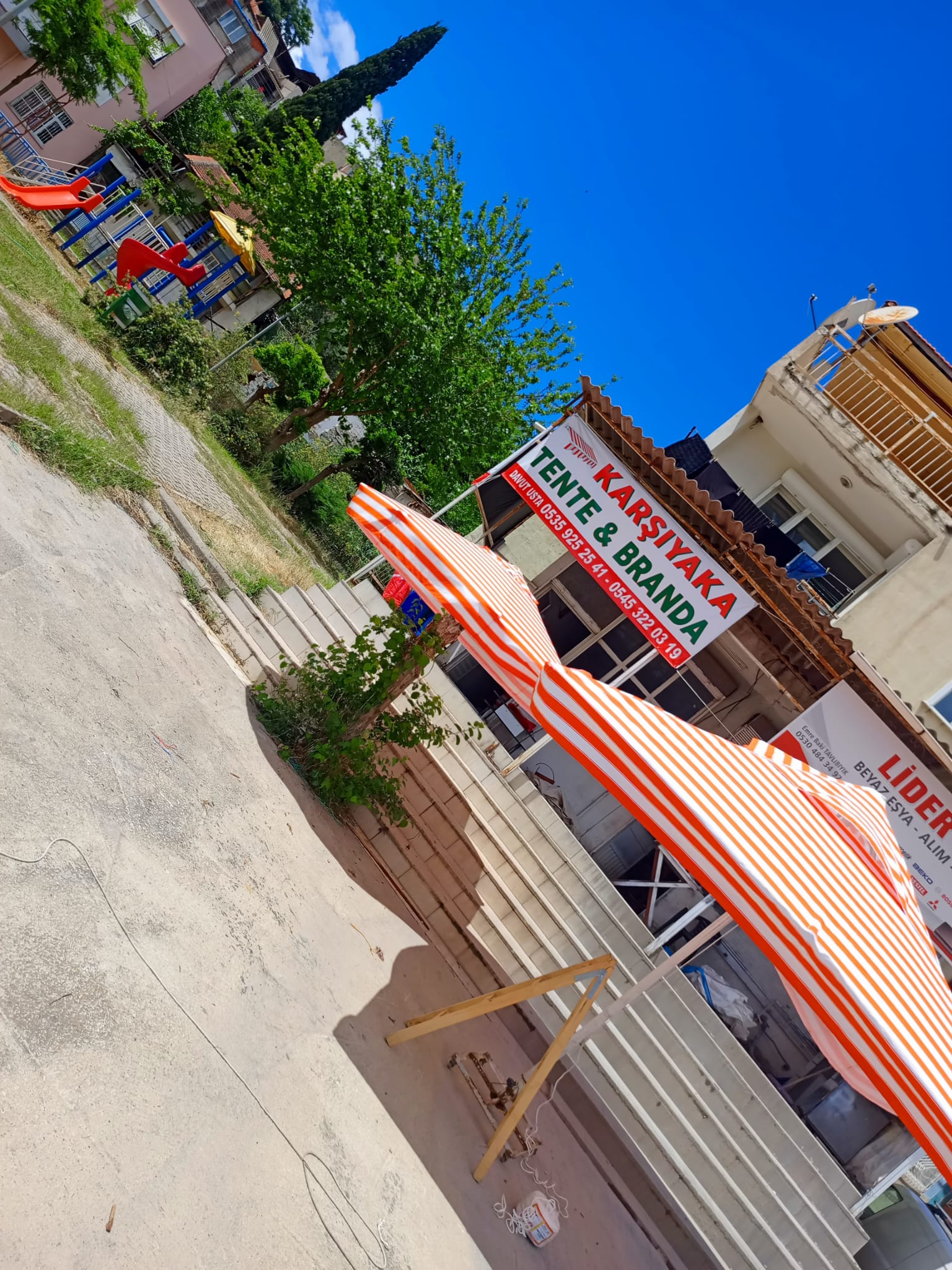 Karşıyaka Tente uygulama fotoğrafı